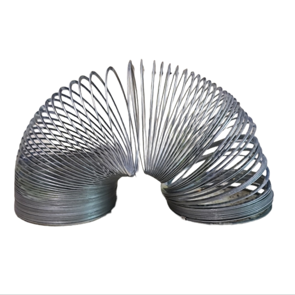 Vintage original carbon steel slinky